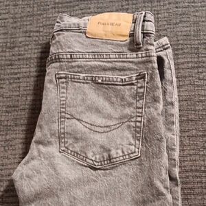 Pull&Bear Light Gray Skinny Jeans for Men
